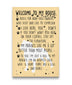 My Home Rule Funny Canvas Canvas - Portrait 12x18