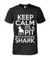 KEEP CALM ITS A PITBULL... Tee