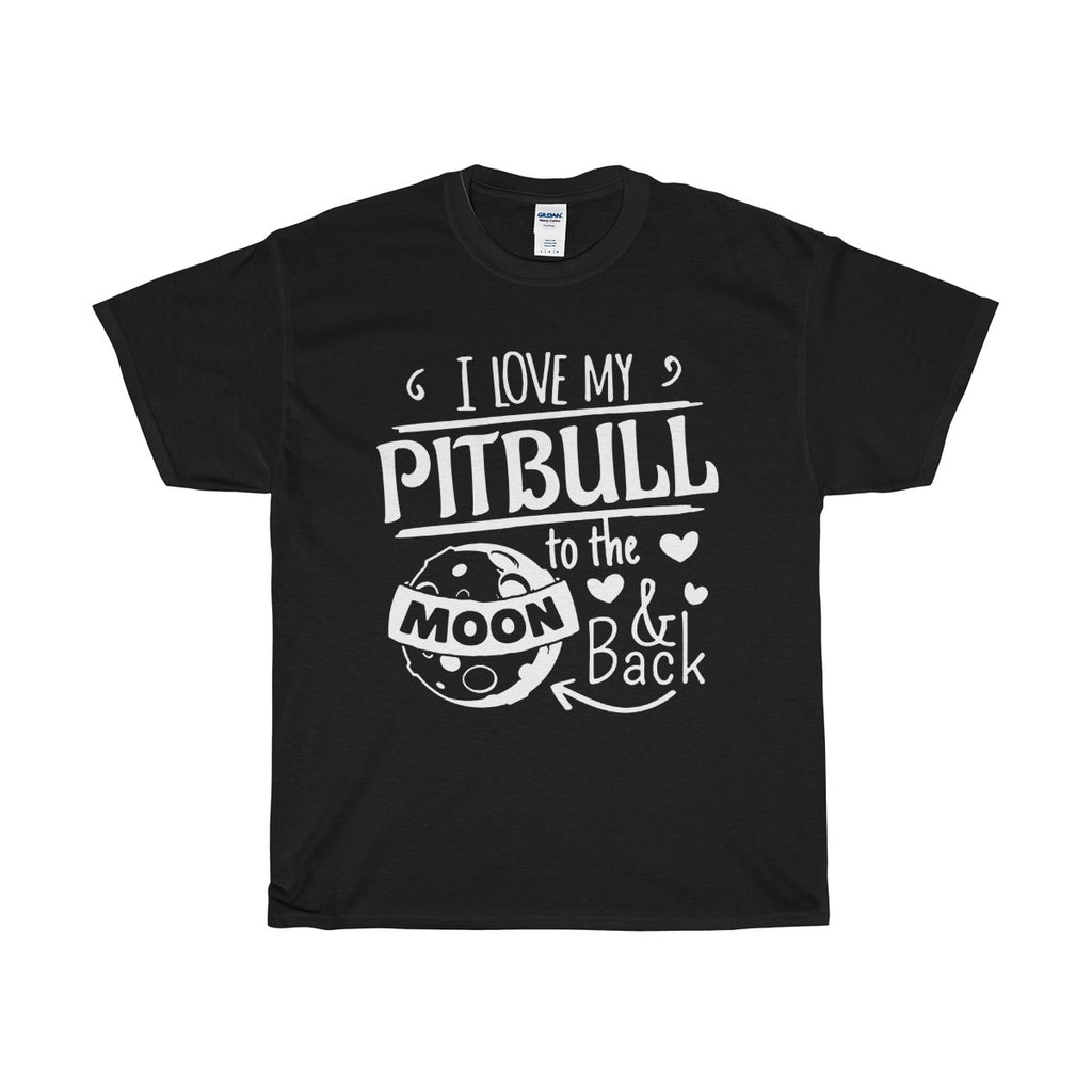 I love my Pitbull to the Moon and back T-shirt
